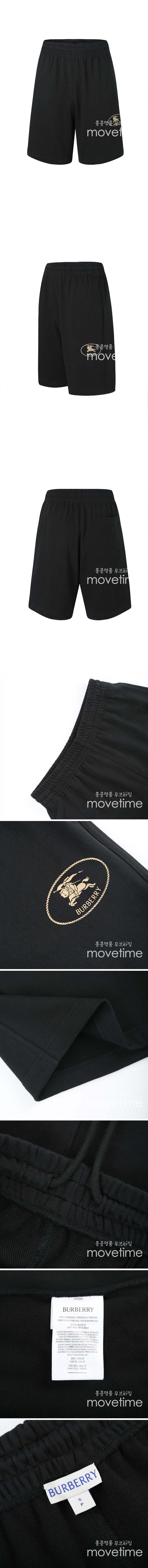 [홍콩명품.Burberry] 버버리 25SS 로고 프린트 쇼츠 반바지 (블랙), BM21034, JU, 홍콩명품의류,구매대행,온라인명품