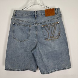 [홍콩명품.LOUIS VUITTON] 루이비통 25SS 로고 데님 쇼츠 반바지, BM21036, JU, 홍콩명품의류,구매대행,온라인명품