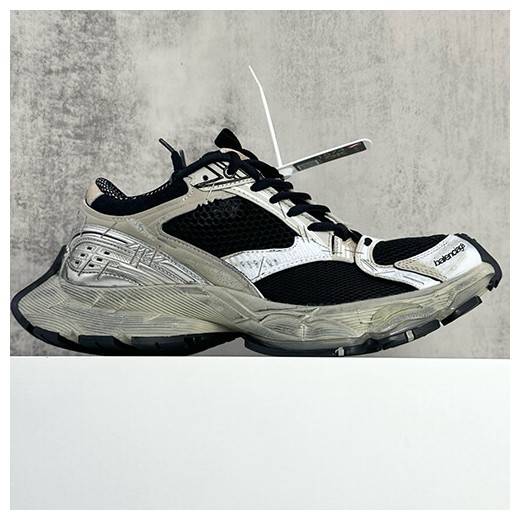 [홍콩명품.BALENCIAGA] 발렌시아가 25SS 로고 남여 Runner 3 스니커즈 운동화 (블랙-실버), SE4977, S3, 명품스니커즈,운동화,구두,로퍼,하이탑,신발