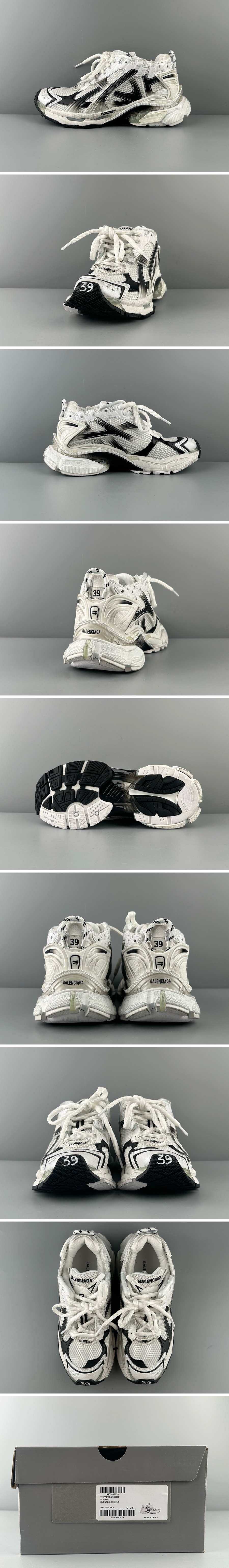 [홍콩명품.BALENCIAGA] 발렌시아가 25SS 로고 남여 Runner 7.0 스니커즈 운동화 (화이트), SE4998, S3, 명품스니커즈,운동화,구두,로퍼,하이탑,신발