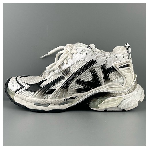 [홍콩명품.BALENCIAGA] 발렌시아가 25SS 로고 남여 Runner 7.0 스니커즈 운동화 (화이트), SE4998, S3, 명품스니커즈,운동화,구두,로퍼,하이탑,신발