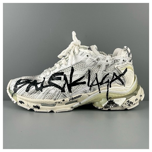 [홍콩명품.BALENCIAGA] 발렌시아가 25SS 로고 남여 Runner 7.0 스니커즈 운동화 (화이트), SE5003, S3, 명품스니커즈,운동화,구두,로퍼,하이탑,신발