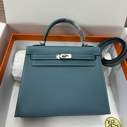 [홍콩명품.Hermes] 에르메스 25SS 로고 KELLY 25 토트백 핸드백 (블루-은장), BGM4800, H3, 홍콩명품가방,명품쇼핑몰,크로스백,핸드백,구매대행