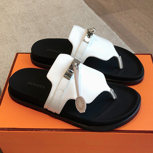 [홍콩명품.Hermes] 에르메스 25SS 로고 여성 ECLAIR 에클레어 샌들 슬리퍼 (화이트), SE5106, GHS, 명품스니커즈,운동화,구두,로퍼,하이탑,신발