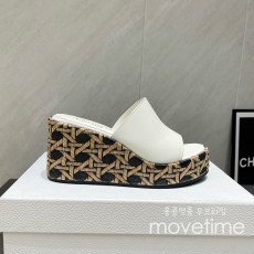 [홍콩명품,Christian Dior] 디올 25SS 로고 여성 레더 가죽 9cm 굽 슬리퍼 (4컬러), SE5132, S4W, 명품스니커즈,운동화,구두,로퍼,하이탑,신발