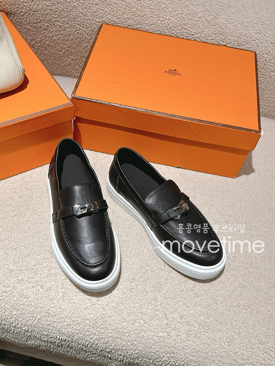 [홍콩명품.Hermes] 에르메스 25SS 로고 여성 레더 가죽 로퍼 (2컬러), SE5173, GHS, 명품스니커즈,운동화,구두,로퍼,하이탑,신발