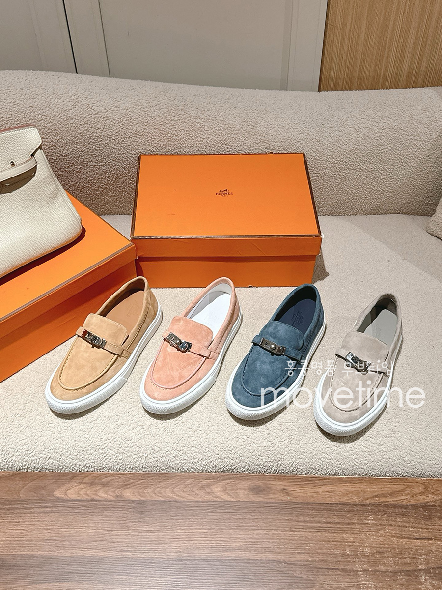 [홍콩명품.Hermes] 에르메스 25SS 로고 여성 레더 가죽 로퍼 (4컬러), SE5175, GHS, 명품스니커즈,운동화,구두,로퍼,하이탑,신발