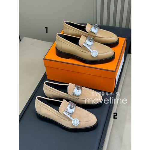 [홍콩명품.Hermes] 에르메스 25SS 로고 여성 레더 가죽 로퍼 (2컬러), SE5177, GHS, 명품스니커즈,운동화,구두,로퍼,하이탑,신발