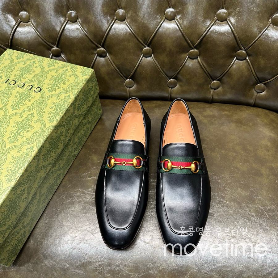 [홍콩명품.Gucci] 구찌 25SS 로고 레더 가죽 정장 구두 (블랙), SE5260, GHS, 명품스니커즈,운동화,구두,로퍼,하이탑,신발