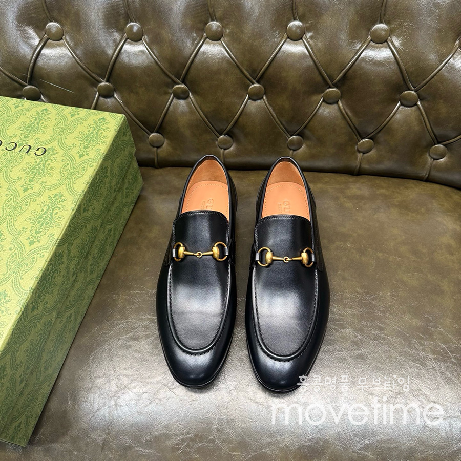 [홍콩명품.Gucci] 구찌 25SS 로고 레더 가죽 정장 구두 (블랙), SE5263, GHS, 명품스니커즈,운동화,구두,로퍼,하이탑,신발