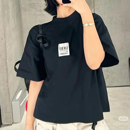 [명품레플리카.BALENCIAGA] 발렌시아가 25SS 로고 520 반팔 티셔츠 (2컬러), BM21210, KB, 홍콩명품의류,구매대행,온라인명품