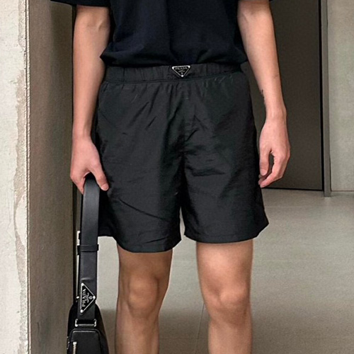 [홍콩명품,PRADA] 프라다 25SS 삼각로고 나일론 쇼츠 반바지 (블랙), BM21269, JL, 명품레플리카,미러급,온라인쇼핑몰사이트