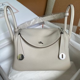 [홍콩명품.Hermes] 에르메스 25SS 로고 Lindy 26 핸드백 크로스백 (아이보리), BGM4819, BDA, 홍콩명품가방,명품쇼핑몰,크로스백,핸드백,구매대행