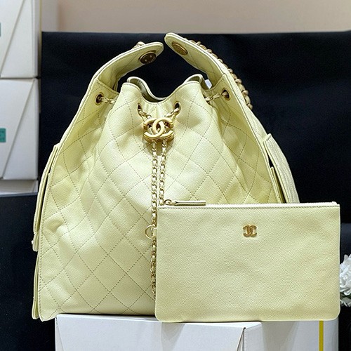 [홍콩명품.CHANEL] 샤넬 25SS 로고 퀄팅 레더 가죽 25bag 크로스백 (노랑), BGM4828, BDA, 홍콩명품가방,명품쇼핑몰,크로스백,핸드백,구매대행