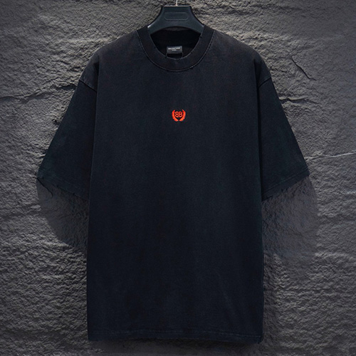 [홍콩명품.BALENCIAGA] 발렌시아가 25SS 로고 자수 반팔 티셔츠 (2컬러), BM21316, JU, 명품레플리카,미러급,온라인쇼핑몰사이트