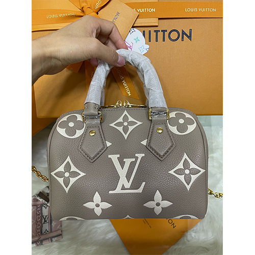 [홍콩명품.LOUIS VUITTON] 루이비통 25SS 로고 모노그램 반둘리에 앙프렝뜨 레더 토트 숄더백 (그레이), BGM4878, BDA, 홍콩명품가방,명품쇼핑몰,크로스백,핸드백,구매대행