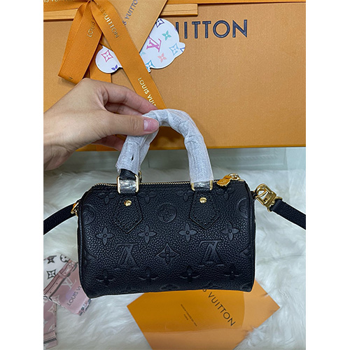 [홍콩명품.LOUIS VUITTON] 루이비통 25SS 로고 나노 스피디 모노그램 앙프렝뜨 블랙 M82450, BGM4880, BDA, 홍콩명품가방,명품쇼핑몰,크로스백,핸드백,구매대행