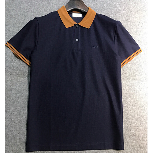 [홍콩명품.FERRAGAMO] 페레가모 25SS 로고 자수 카라 폴로 반팔 티셔츠 (네이비), BM21397, JQ, 명품레플리카,미러급,온라인쇼핑몰사이트
