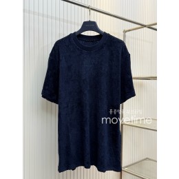 [홍콩명품.LOUIS VUITTON] 루이비통 25SS 로고 모노그램 울 반팔 티셔츠 (네이비), BM21441, JU, 명품레플리카,미러급,온라인쇼핑몰사이트