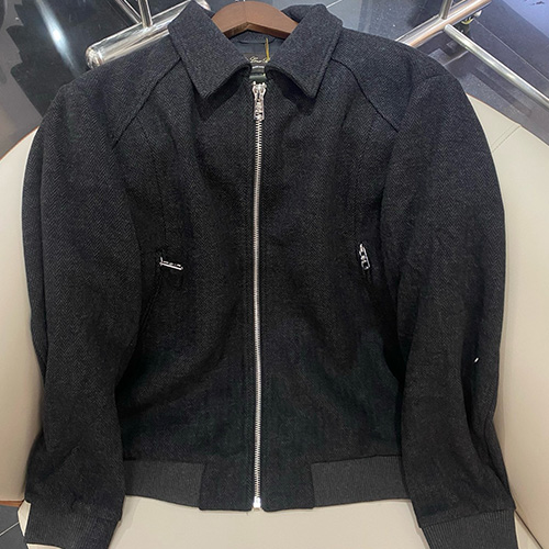 [가격문의][홍콩명품.Loro Piana] 로로피아나 25SS 로고 울 캐시미어 카라 봄버 자켓 (2컬러), BM21460, JU, 명품레플리카,미러급,온라인쇼핑몰사이트