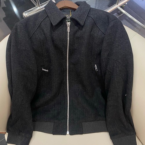 [홍콩명품.Loro Piana] 로로피아나 25SS 로고 울 캐시미어 카라 봄버 자켓 (2컬러), BM21460, JU, 명품레플리카,미러급,온라인쇼핑몰사이트