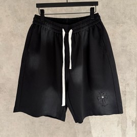 [가격문의][홍콩명품.Chrome Hearts] 크롬하츠 25SS 로고 워싱 쇼츠 반바지 (블랙), BM21482, JU, 명품레플리카,미러급,온라인쇼핑몰사이트