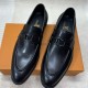 [홍콩명품.LOUIS VUITTON] 루이비통 25SS 로고 여성 레더 가죽 구두 로퍼 (블랙), SE5331, H3, 명품스니커즈,운동화,구두,로퍼,하이탑,신발