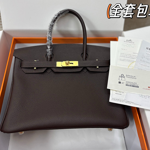 [홍콩명품.Hermes] 에르메스 25SS 로고 Birkin30 토트백 핸드백 (다크브라운-금장), BGM4895, H3, 홍콩명품가방,명품쇼핑몰,크로스백,핸드백,구매대행