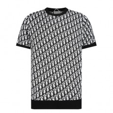 [홍콩명품,Christian Dior] 디올 25SS 로고 오블리크 니트 반팔 티셔츠 (2컬러), BM21587, JU, 명품레플리카,미러급,온라인쇼핑몰사이트