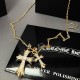 [홍콩명품.Chrome Hearts] 크롬하츠 25SS 로고 도금 925실버 목걸이, ET3045, BUBU, 홍콩명품의류,구매대행,온라인명품