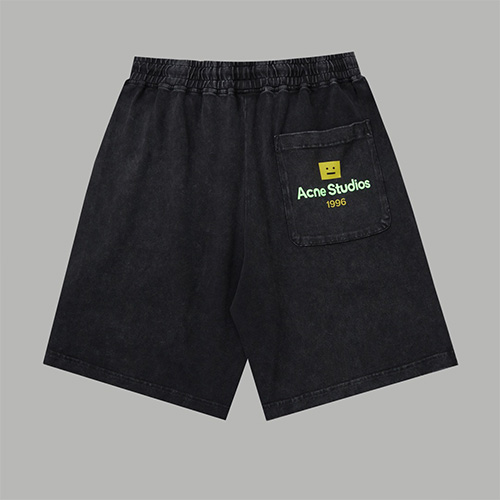 [홍콩명품.ACNE STUDIO] 아크네스튜디오 25SS 로고 워싱 쇼츠 반바지 (블랙), BM21631, JU, 홍콩명품가방,명품쇼핑몰,크로스백,핸드백,구매대행