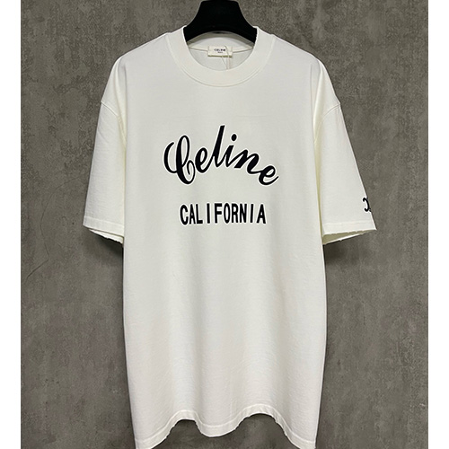 [홍콩명품.CELINE] 셀린느 25SS 로고 프린트 반팔 티셔츠 (2컬러), BM21642, KK, 홍콩명품가방,명품쇼핑몰,크로스백,핸드백,구매대행