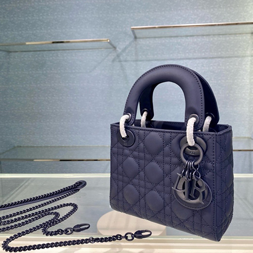 [홍콩명품,Christian Dior] 디올 25SS 로고 LADY 레더 가죽 미니백 (블루), BGM4981, 홍콩명품가방,명품쇼핑몰,크로스백,핸드백,구매대행