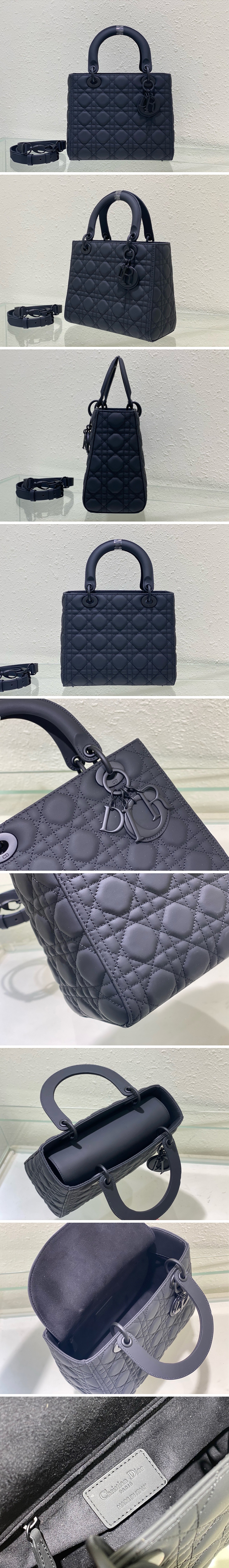 [홍콩명품,Christian Dior] 디올 25SS 로고 LADY 레더 가죽 토트백 핸드백 (네이비-24cm), BGM4986, 홍콩명품가방,명품쇼핑몰,크로스백,핸드백,구매대행