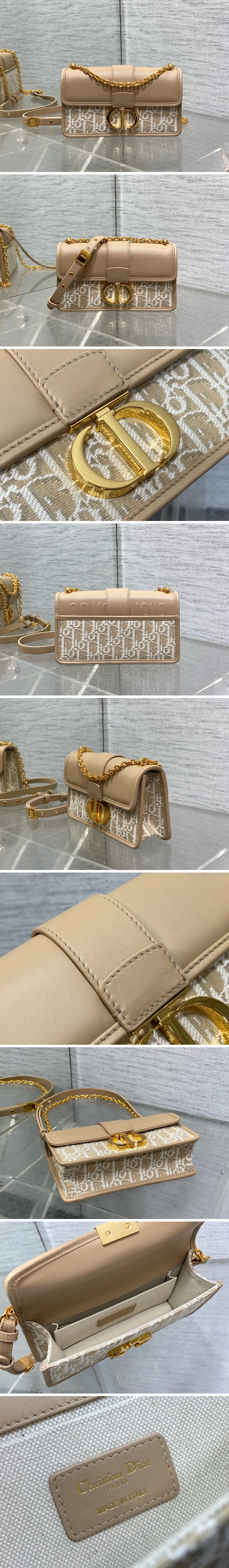 [홍콩명품,Christian Dior] 디올 25SS 로고 오블리크 Montaigne 크로스백 (베이지), BGM5019, 홍콩명품가방,명품쇼핑몰,크로스백,핸드백,구매대행