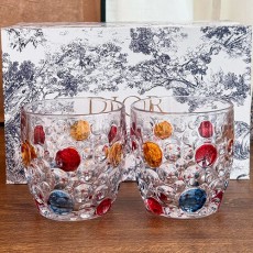 [홍콩명품,Christian Dior] 디올 25SS 선물용 로고 크리스탈 유리컵 세트 (2PCS), ET3093, NNT, 홍콩명품의류,구매대행,온라인명품