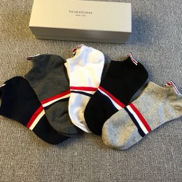 [홍콩명품.THOME BROWNE] 톰브라운 25SS 로고 명품 브랜드 모음 선물용 양말 종아리양말 롱삭스 5종, ET3106, NNT, 홍콩명품의류,구매대행,온라인명품