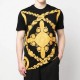 [홍콩명품.VERSACE] 베르사체 25SS 로고 패턴 반팔 티셔츠 (블랙), BM21743, SAM, 레플리카의류,미러급사이트