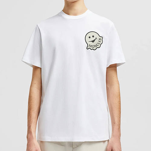 [홍콩명품.MONCLER] 몽클레어 25SS 로고 프린트 반팔 티셔츠 (2컬러), BM21757, G5, 레플리카의류,미러급사이트