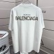 [홍콩명품.BALENCIAGA] 발렌시아가 25SS 로고 프린트 반팔 티셔츠 (화이트), BM21759, G5, 레플리카의류,미러급사이트