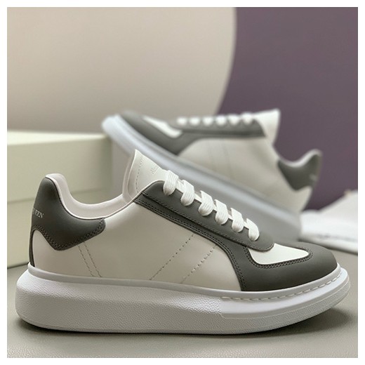 [홍콩명품.McQueen] 알렉산더맥퀸 25SS 로고 남여 오버솔 스니커즈 운동화 (화이트-그레이), SE5356, PMD, 명품스니커즈,운동화,구두,로퍼,하이탑,신발