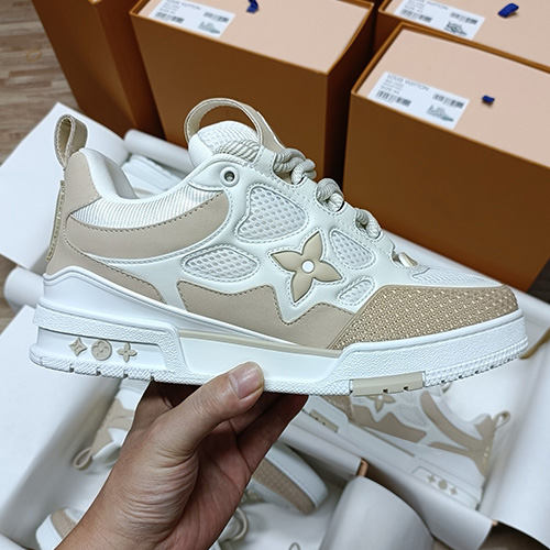 [홍콩명품.LOUIS VUITTON] 루이비통 25SS 로고 SKATE 스니커즈 운동화 (베이지), SE5361, ALW, 명품스니커즈,운동화,구두,로퍼,하이탑,신발
