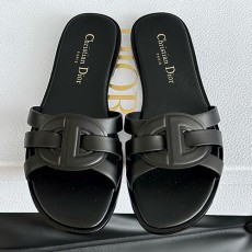 [홍콩명품,Christian Dior] 디올 25SS 로고 여성 레더 가죽 샌들 슬리퍼 (블랙), SE5403, ALW, 명품스니커즈,운동화,구두,로퍼,하이탑,신발