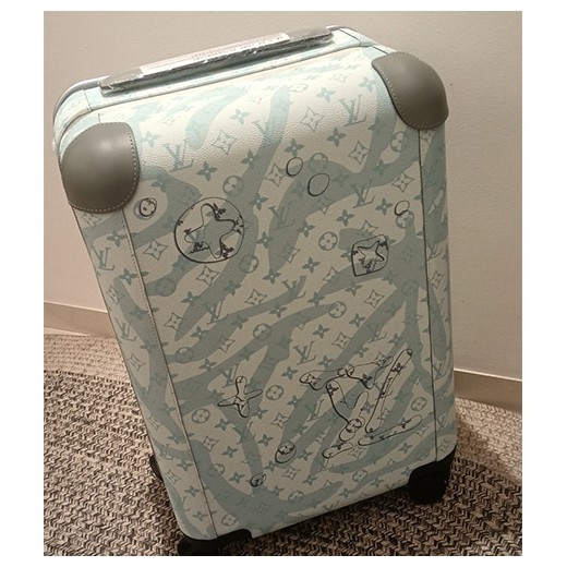 [홍콩명품.LOUIS VUITTON] 루이비통 25SS 로고 모노그램 레더 호라이즌 캐리어 (화이트), CR143, B4, 명품레플리카, 캐리어, 여행가방 투어
