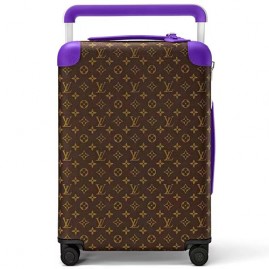 [홍콩명품.LOUIS VUITTON] 루이비통 25SS 로고 모노그램 레더 호라이즌 캐리어 (브라운-퍼플), CR145, B4, 명품레플리카, 캐리어, 여행가방 투어