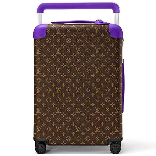 [홍콩명품.LOUIS VUITTON] 루이비통 25SS 로고 모노그램 레더 호라이즌 캐리어 (브라운-퍼플), CR145, B4, 명품레플리카, 캐리어, 여행가방 투어