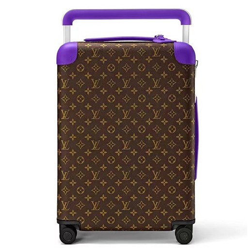 [홍콩명품.LOUIS VUITTON] 루이비통 25SS 로고 모노그램 레더 호라이즌 캐리어 (브라운-퍼플), CR145, B4, 명품레플리카, 캐리어, 여행가방 투어