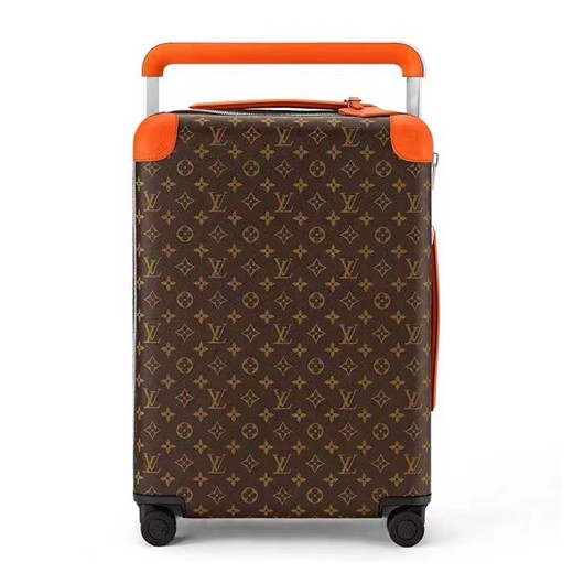 [홍콩명품.LOUIS VUITTON] 루이비통 25SS 로고 모노그램 레더 호라이즌 캐리어 (브라운-오렌지), CR146, B4, 명품레플리카, 캐리어, 여행가방 투어