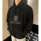 [홍콩명품.BALENCIAGA] 발렌시아가 25SS 로고 프린트 후드 티셔츠 (블랙), BM21917, KB, 레플리카의류,미러급사이트