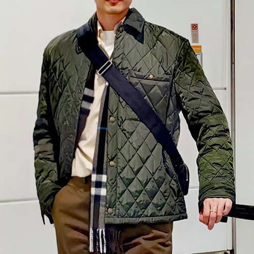 [홍콩명품.Burberry] 버버리 25SS 로고 퀄팅 카라 솜패딩 자켓 (2컬러), BM21918, KB, 레플리카의류,미러급사이트